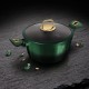 Комплект каструль Berlinger Haus Emerald BH-7043, 17 ел., для готування з аксесуарами