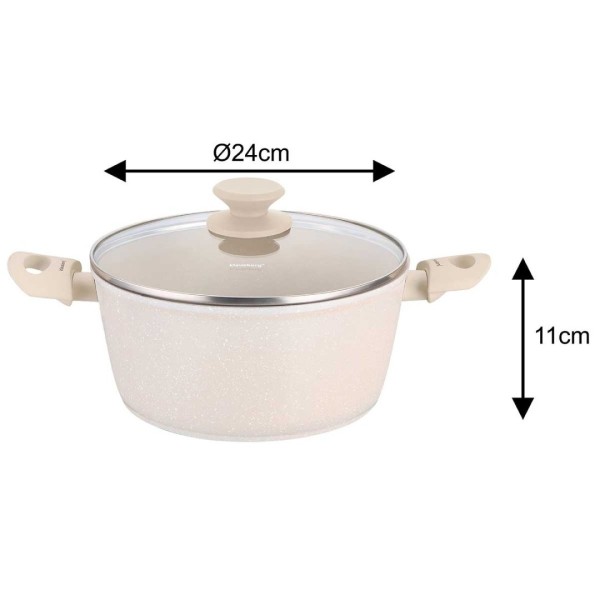 Zestaw garnków Klausberg KB-7884 marmurkowy 12 elementów do gotowania