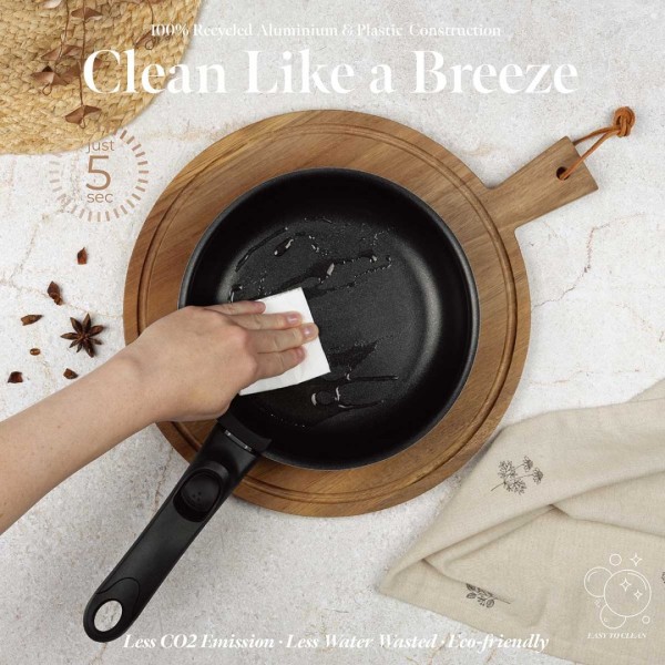 Zestaw garnków Berlinger Haus BH-8256 Antracite, 9 elementów, tytanowy, do kuchni