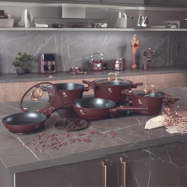 Zestaw garnków BerlingerHaus Leonardo BH-8050, 10 elementów, do gotowania