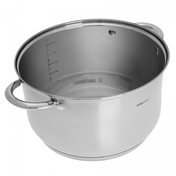 Комплект каструль Kinghoff Silver 10 ел. KH-4449 для приготування різних страв