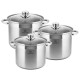 Komplet garnków KiNGHOFF KH-4311 6 elementów 11L/9L/7L do kuchni