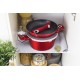 Komplet garnków Berlinger Haus Metallic Line Burgundy 6 elementów 24 cm do gotowania