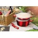 Komplet garnków Berlinger Haus Metallic Line Burgundy 6 elementów 24 cm do gotowania