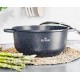 Комплект каструль Zilner ZL-8900, мармурове покриття, 16/20/24/28 см для готування