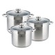 Komplet garnków KiNGHOFF KH-4310 6 elementów pojemność 9L/7L/5L do kuchni