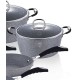 Zestaw garnków Berlinger Haus BH-6196 Stone Touch granitowy do kuchni
