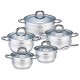 Комплект каструль Kinghoff Silver 10 ел. KH-1096 для ефективного приготування їжі