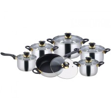 Komplet garnków Kinghoff Jumbo 12 elementów KH-4441 do kuchni