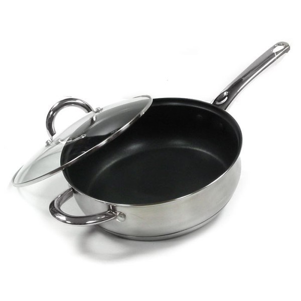 Комплект каструль Kinghoff Jumbo Silver 12 ел. для приготування різних страв KH-4450