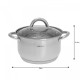Комплект каструль Kinghoff Jumbo Silver 12 ел. для приготування різних страв KH-4450