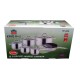 Комплект каструль Kinghoff Jumbo Silver 12 ел. для приготування різних страв KH-4450