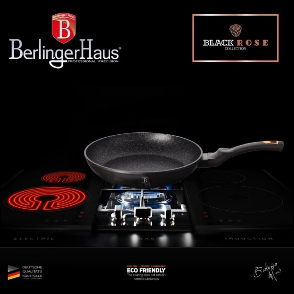 Komplet garnków Berlinger Haus Black Rose Line 10 elementów BH-1645-N do gotowania