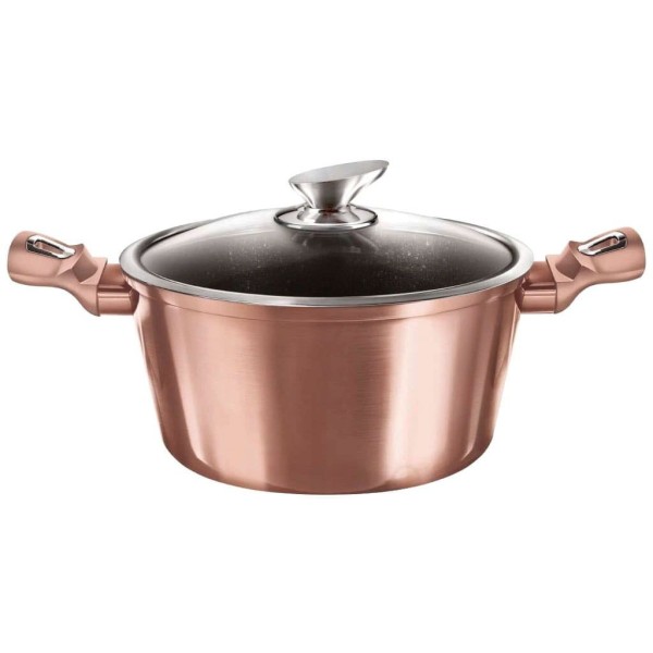 Komplet garnków Zilner Rosegold ZL-8562 z powłoką granitową 6 elementów do kuchni