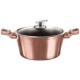 Komplet garnków Zilner Rosegold ZL-8562 z powłoką granitową 6 elementów do kuchni
