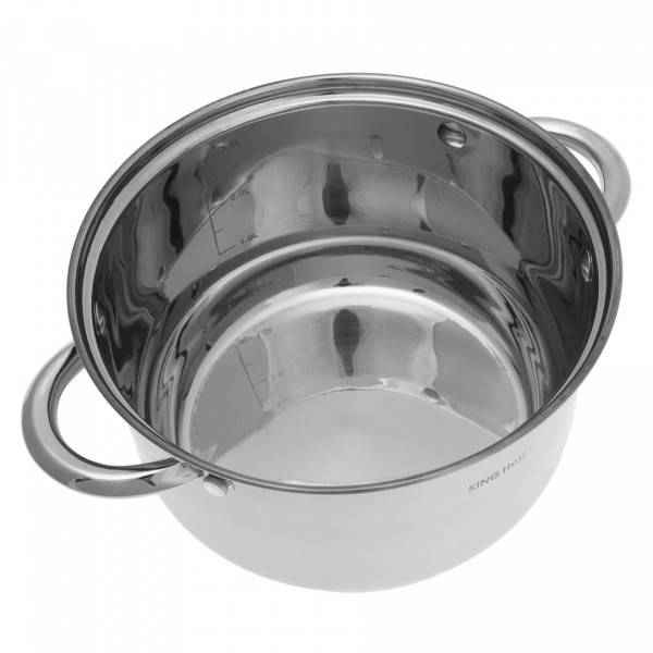 Комплект каструль Kinghoff Silver KH-4448, 8 предметів для готування