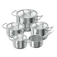 Набір з 5 атласних горщиків ZWILLING TWIN CLASSIC