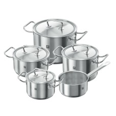 Komplet garnków ZWILLING Twin Classic 5 części satynowy do gotowania