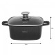Komplet garnków Kinghoff KH-1607 kwadratowy 3 sztuki 2,8L, 4,4L, 6,5L do kuchni