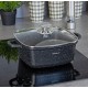 Komplet garnków Kinghoff KH-1607 kwadratowy 3 sztuki 2,8L, 4,4L, 6,5L do kuchni