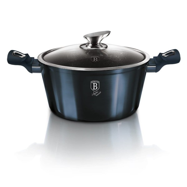 Комплект каструль Berlinger Haus Metallic Aquamarine BH-7031 для готування