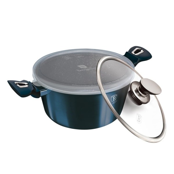 Комплект каструль Berlinger Haus Metallic Aquamarine BH-7031 для готування