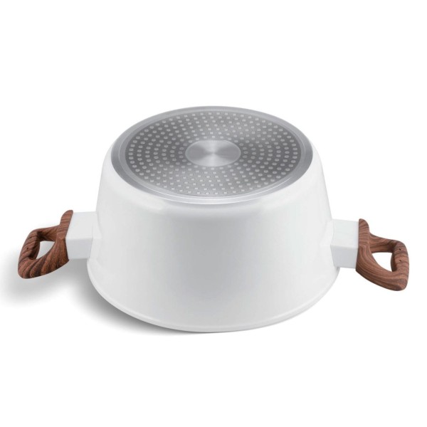 Komplet garnków Zilner White Lilly ZL-8592 z powłoką marmurową 15 el. do kuchni