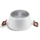 Komplet garnków Zilner White Lilly ZL-8592 z powłoką marmurową 15 el. do kuchni