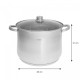 Komplety garnków Klausberg KB-7177 Gastro Stock Pot do kuchni 10,7L+8,6L+7,0L