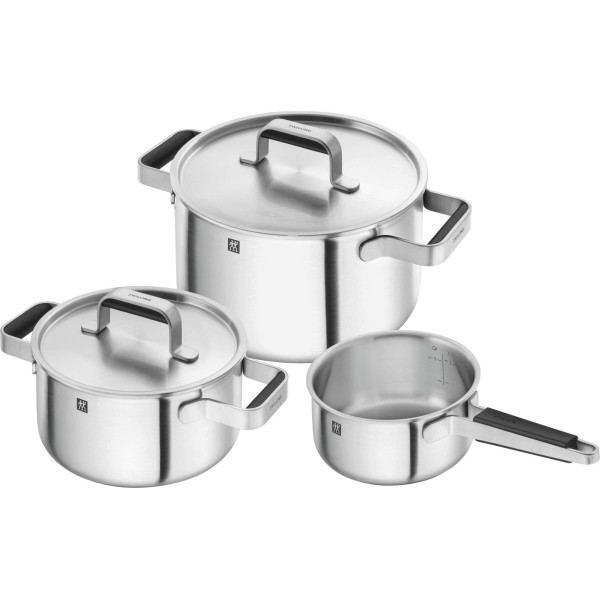 Комплект каструль Zwilling Pure 3 шт для якісного приготування їжі