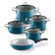 Zestaw garnków, Riess, Aquamarin 5 części — do gotowania na kuchence