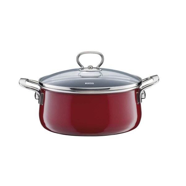 Zestaw garnków Riess Rosso 3-częściowy do codziennego gotowania