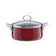 Zestaw garnków Riess Rosso 3-częściowy do codziennego gotowania