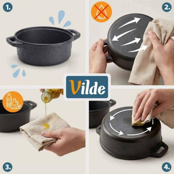 Zestaw garnków VILDE 199153 CAST LINE (2/2,8/4,3 l)