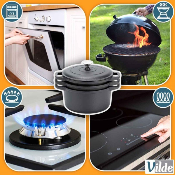 Zestaw garnków VILDE 199153 CAST LINE (2/2,8/4,3 l)