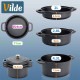 Zestaw garnków VILDE 199153 CAST LINE (2/2,8/4,3 l)