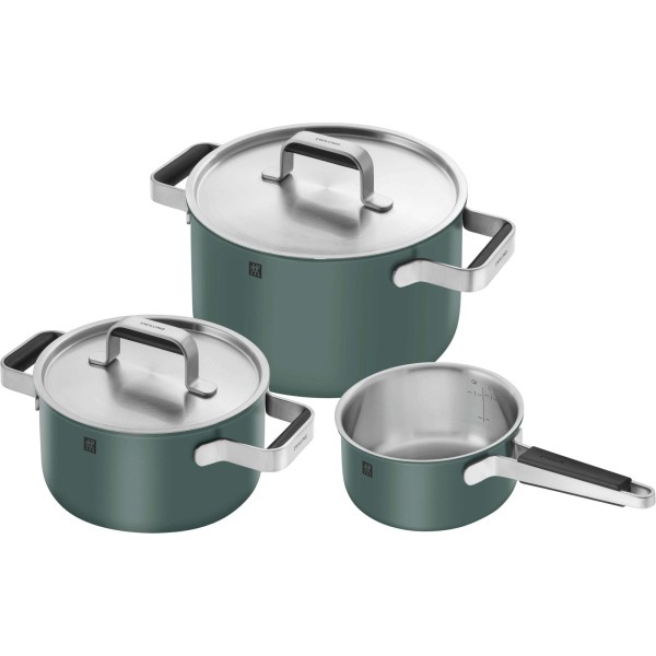 Комплект каструль Zwilling Pure 3 шт для приготування різних страв на кухні