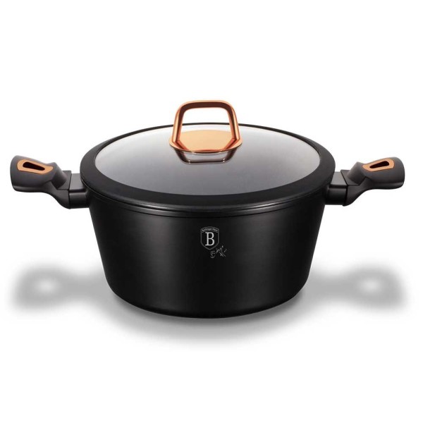 Komplet garnków Berlinger Haus Black Rose BH-6154 z powłoką granitową 10 el. do kuchni