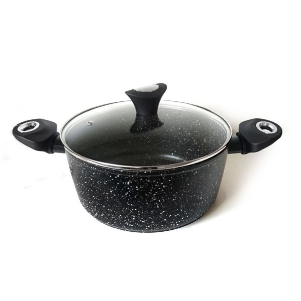 Komplety garnków Klausberg KB-7201 Gold Marmo, granitowe, 12 elementów, do kuchni
