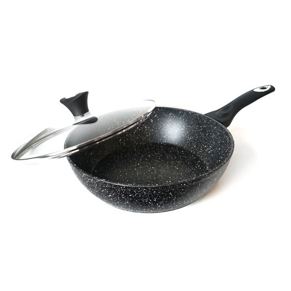 Komplety garnków Klausberg KB-7201 Gold Marmo, granitowe, 12 elementów, do kuchni