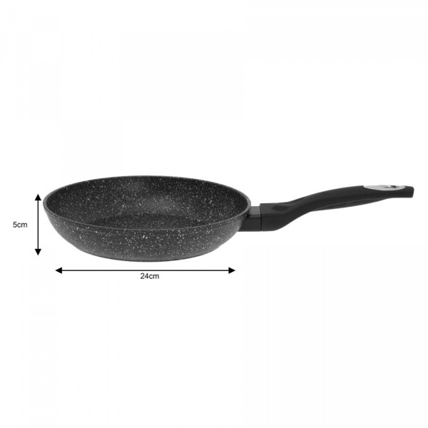 Komplety garnków Klausberg KB-7201 Gold Marmo, granitowe, 12 elementów, do kuchni