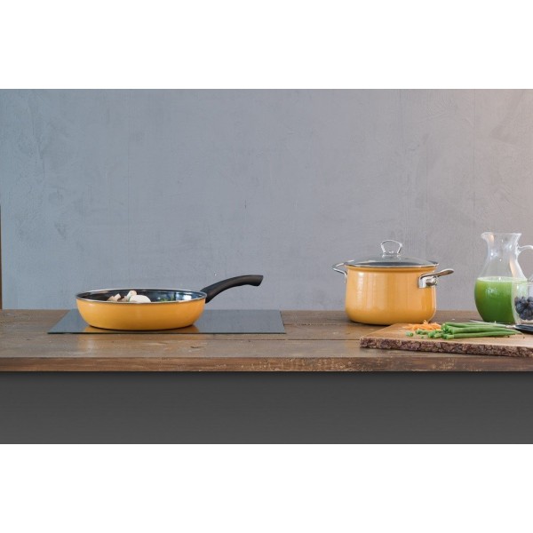 Zestaw garnków Riess Orange 5-częściowy do gotowania