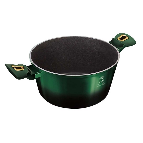 Komplet garnków Berlinger Haus Metallic Emerald Line BH-6066, 12 elementów, do gotowania i duszenia