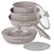 Набір каструль Berlinger Haus BH-8255 з 9 титанових елементів для сучасної кухні