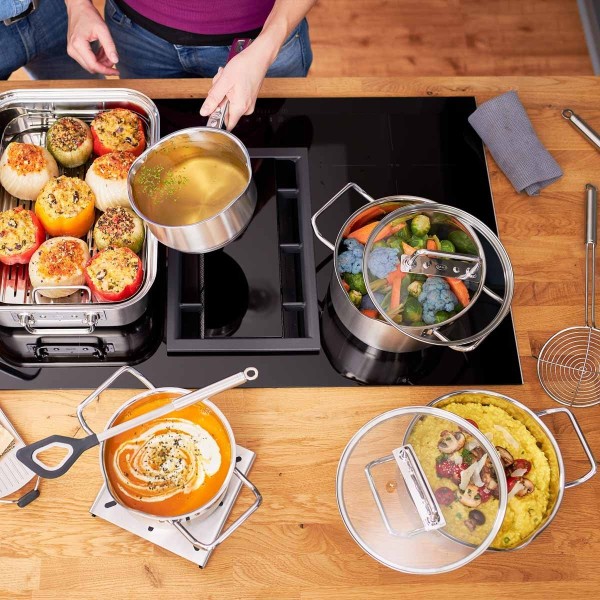 Zestaw garnków Rösle Expertiso 4-częściowy do gotowania