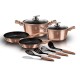 Komplet garnków Berlinger Haus Metallic Rose Gold BH-6142, 10 elementów do kuchni