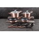 Komplet garnków Berlinger Haus Metallic Rose Gold BH-6142, 10 elementów do kuchni