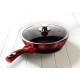 Набір каструль Berlinger Haus Metallic Black Burgundy Line 10 ел. для якісного приготування їжі BH-1631-N