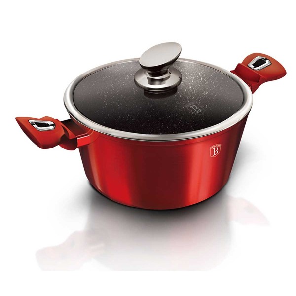 Набір каструль і сковорідок Berlinger Haus BH-7057 Burgundy для приготування різноманітних страв
