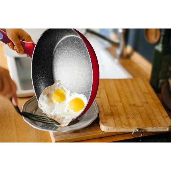 Набір каструль і сковорідок Berlinger Haus BH-7057 Burgundy для приготування різноманітних страв